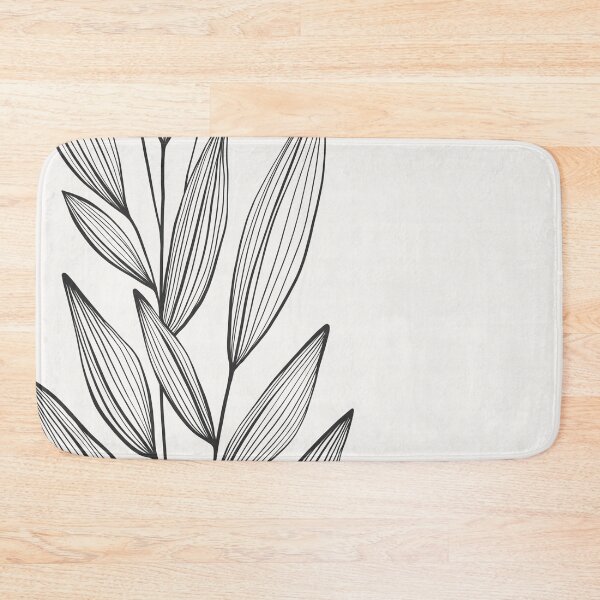 Item preview, Leaf branch drawing. Botanical line art. Plant illustration. designed and sold by PAPER MOON art & design.