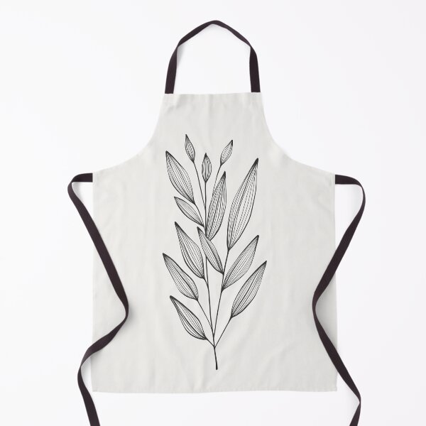 Item preview, Leaf branch drawing. Botanical line art. Plant illustration. designed and sold by PAPER MOON art & design.