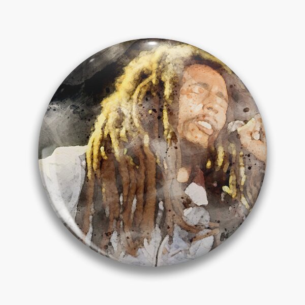Item preview, Bob Marley - Watercolour designed and sold by curseofkazar.