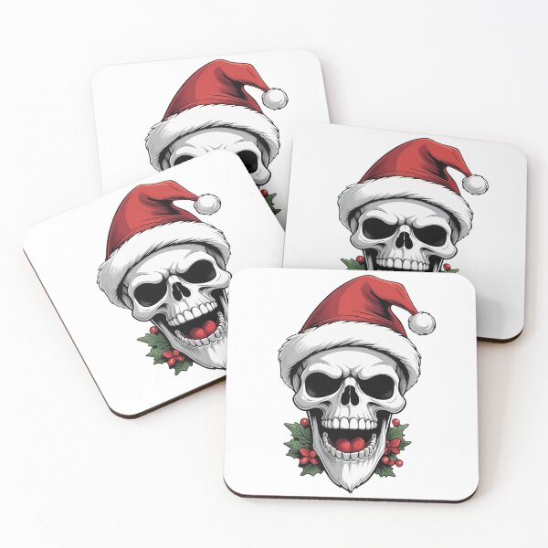 Item preview, Santa Skull with Beard designed and sold by NacreArt.