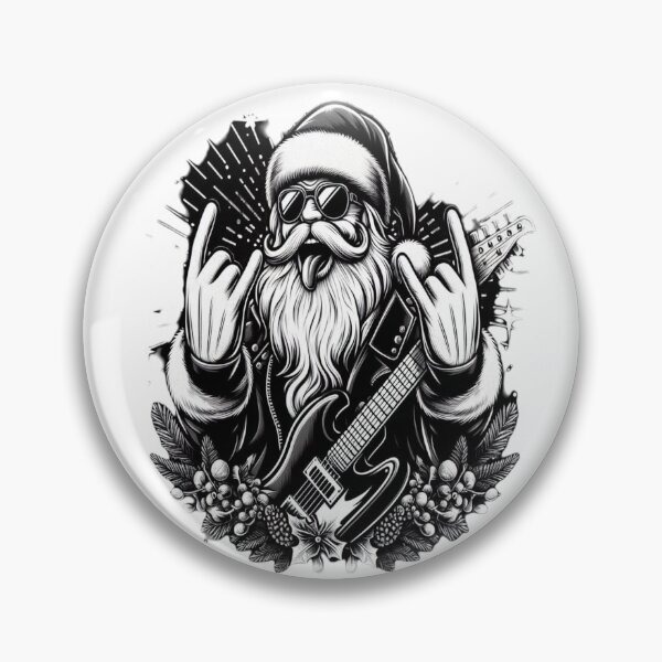 Artikelvorschau, Weihnachtsmann Rockman entworfen und verkauft von Hungraders.