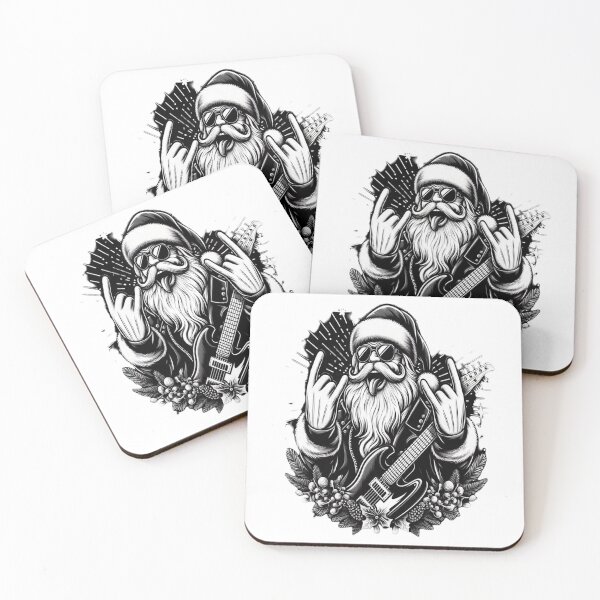 Artikelvorschau, Weihnachtsmann Rockman entworfen und verkauft von Hungraders.