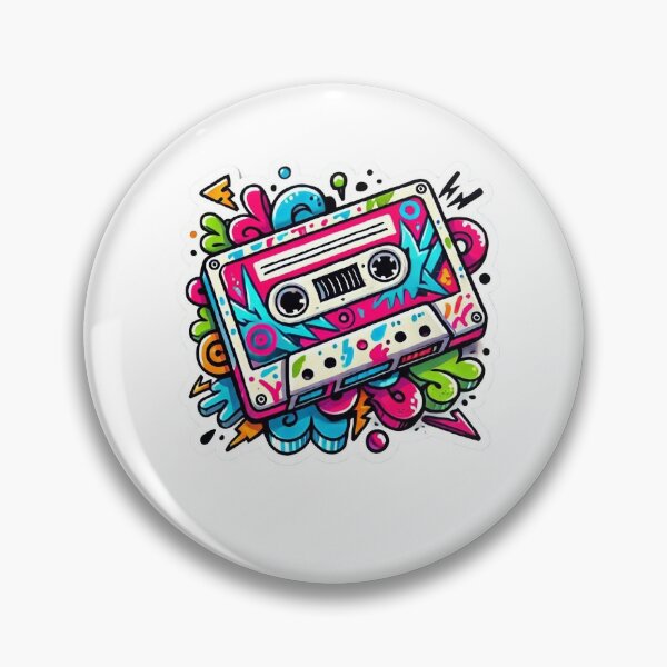 Item preview, Retro Cassette Tap Graffiti Art designed and sold by AnabolicAston.