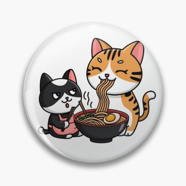 Item preview, Ramen Kawaii Anime Cat Ramen Japanese Food designed and sold by SztylishDesigns.