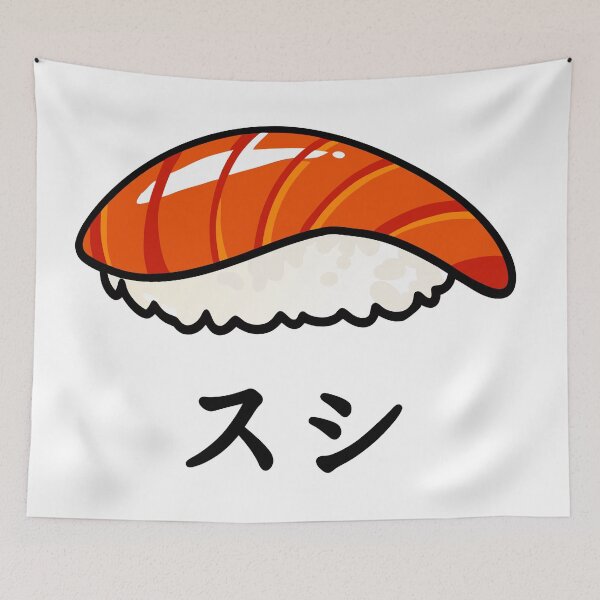 Item preview,  Sushi -  スシ - T-shirt japonais rigolo designed and sold by Avecdesfleurs.