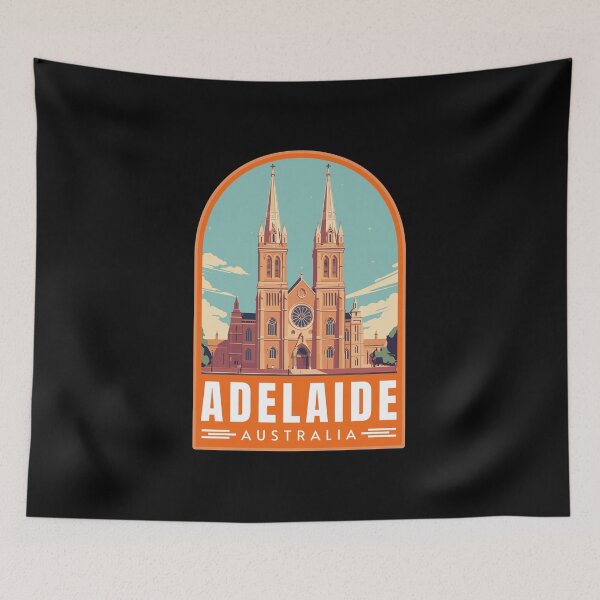 Item preview, Retro Adelaide in South Australia Vector Art Travel Emblem designed and sold by MaateoDesign.