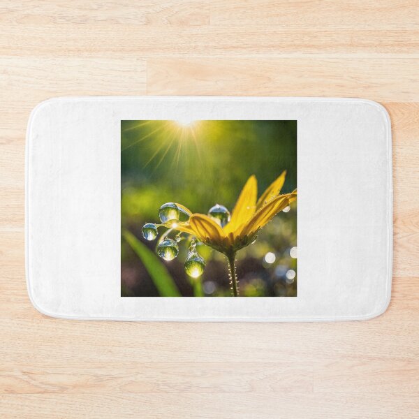 Item preview, A delicate and captivating illustration of a flower adorned with gentle raindrop designed and sold by ArtifyStudioo.