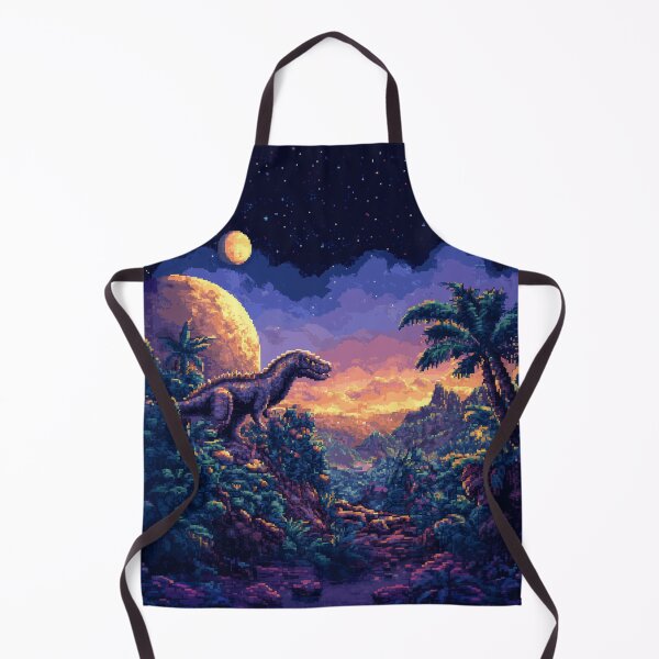 Item preview, Dinosaur Pixel Art designed and sold by Kaos-Bit.