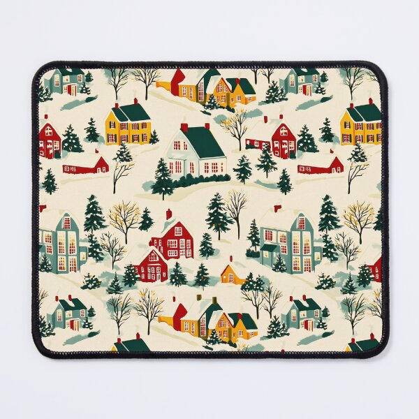 Item preview, Happy Winter Town Pattern designed and sold by sheprint.