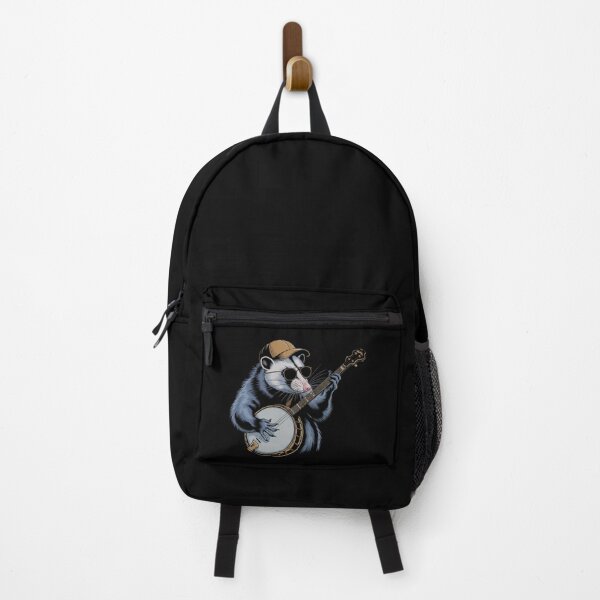 Artikelvorschau, Lustiges Opossum, das Banjo spielt entworfen und verkauft von GRABAPSHOP.