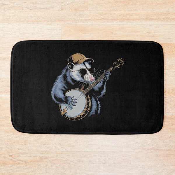 Item preview, Funny Opossum Playing Banjo designed and sold by GRABAPSHOP.