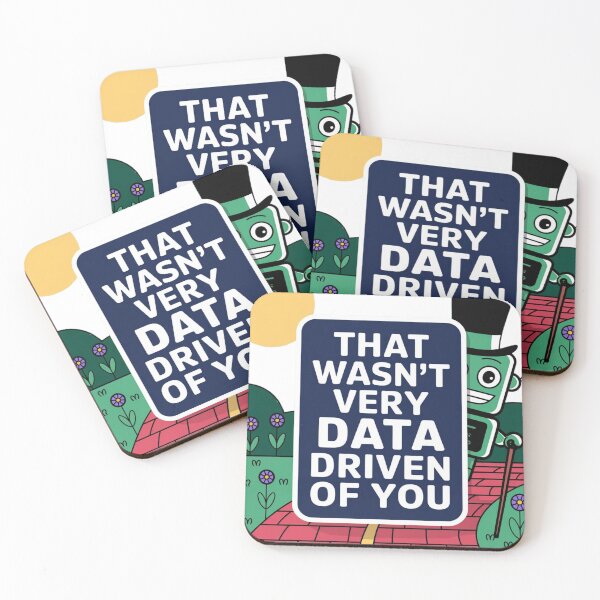 Item preview, Funny Data Science Quote Sticker | Analytics Humor for Tech Nerds 2 designed and sold by Psycho-Crazy.
