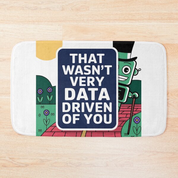 Item preview, Funny Data Science Quote Sticker | Analytics Humor for Tech Nerds 2 designed and sold by Psycho-Crazy.