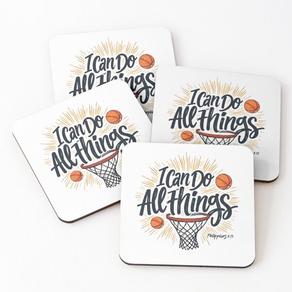 Item preview, I Can Do All Things | Christian Basketball Faith T-Shirt designed and sold by rayaARTs.