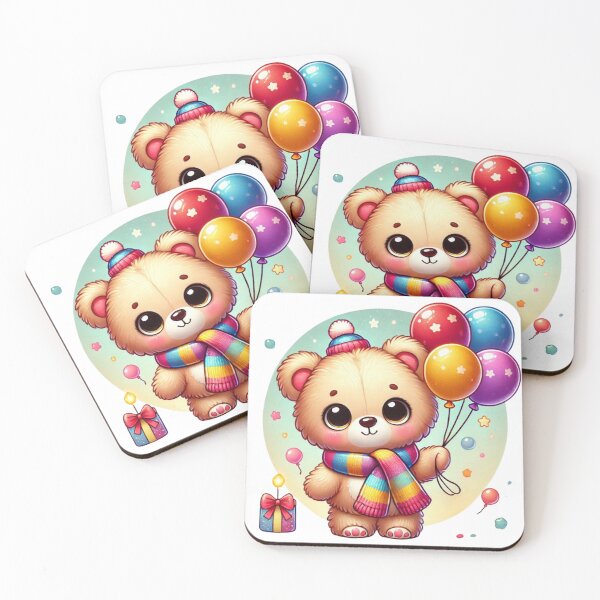 Item preview, Teddy bear with balloons  designed and sold by DesingworldTR.