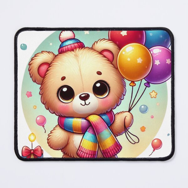Item preview, Teddy bear with balloons  designed and sold by DesingworldTR.