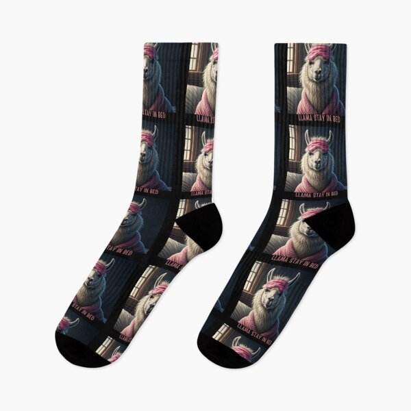 Item preview, Llama Stay in Bed designed and sold by FitEnvy.