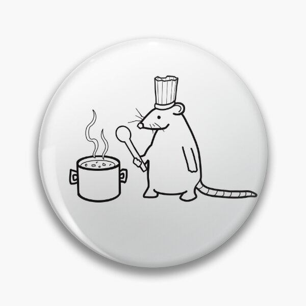 Item preview, Cooking mouse funny chef designed and sold by BlackAcidArt.