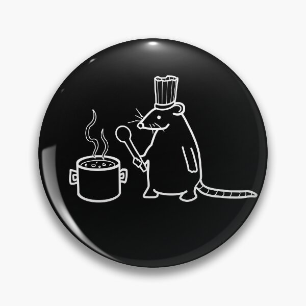 Item preview, Cooking rat funny chef designed and sold by BlackAcidArt.