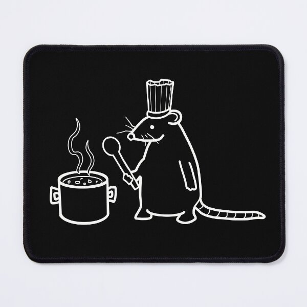 Item preview, Cooking rat funny chef designed and sold by BlackAcidArt.