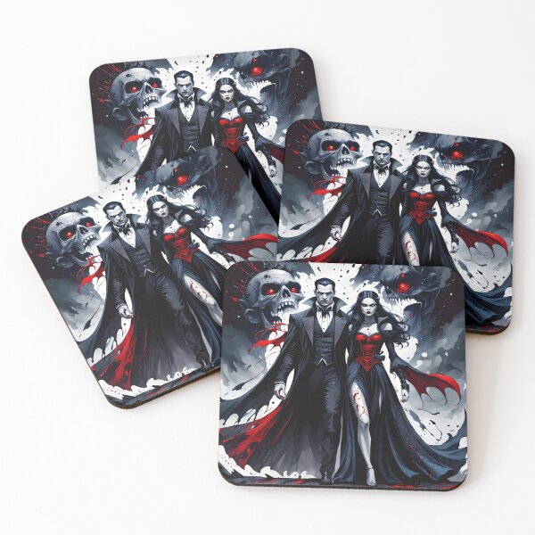 Item preview, Powerful Vampire Couple designed and sold by GothicRubette.