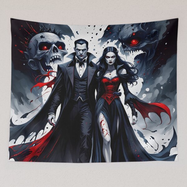 Item preview, Powerful Vampire Couple designed and sold by GothicRubette.