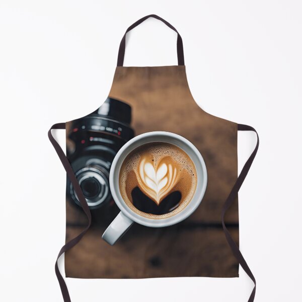 Item preview, A captivating design that blends the rich, warm essence of coffee with the artistry of a camera designed and sold by ArtifyStudioo.
