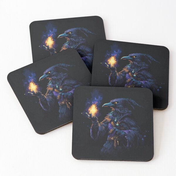 Item preview, Raven Wizard Pixel Art designed and sold by Kaos-Bit.
