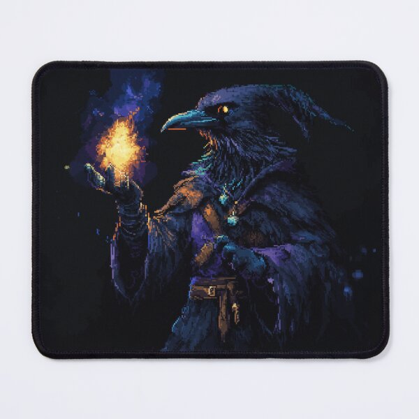 Item preview, Raven Wizard Pixel Art designed and sold by Kaos-Bit.