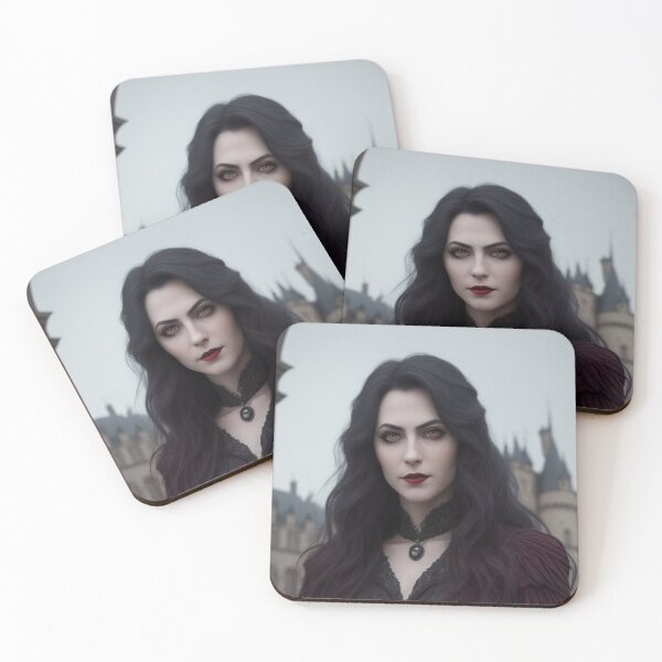Item preview, Vampire Gothic Girl Behind Castle designed and sold by highplacidity.