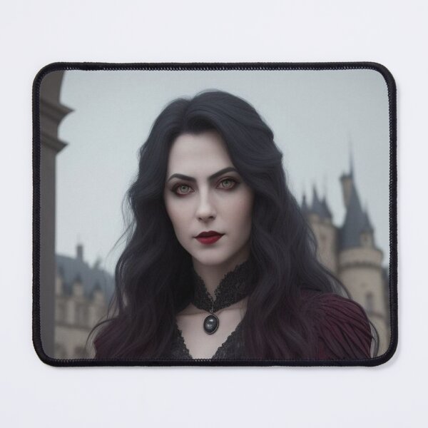 Item preview, Vampire Gothic Girl Behind Castle designed and sold by highplacidity.