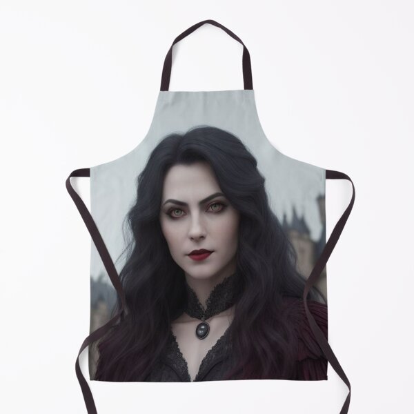 Item preview, Vampire Gothic Girl Behind Castle designed and sold by highplacidity.