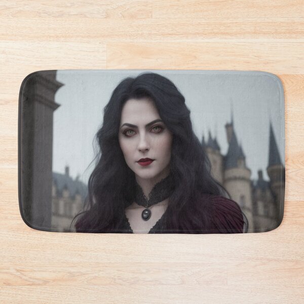 Item preview, Vampire Gothic Girl Behind Castle designed and sold by highplacidity.