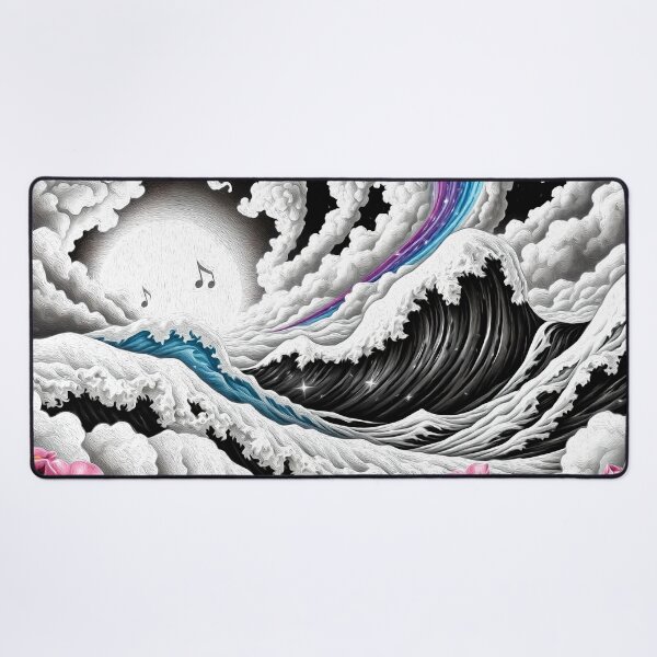Item preview, Surrealism Stormy Seas Abstract Ocean Dreamlike Waves Fantasy Landscape designed and sold by HardToFindMerchandise.