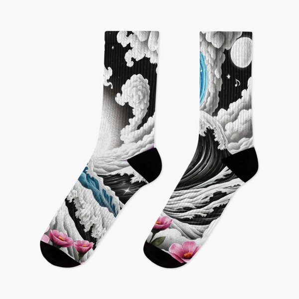 Item preview, Surrealism Stormy Seas Abstract Ocean Dreamlike Waves Fantasy Landscape designed and sold by HardToFindMerchandise.