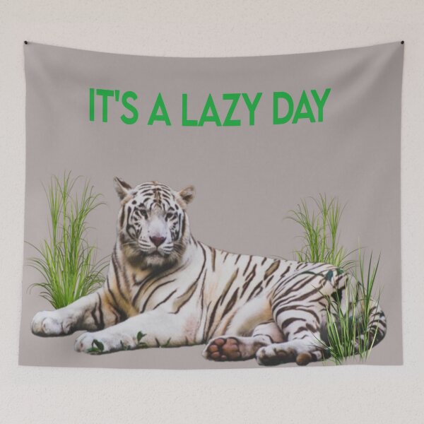Item preview, LAZY TIGER designed and sold by Salisha Wheeler.