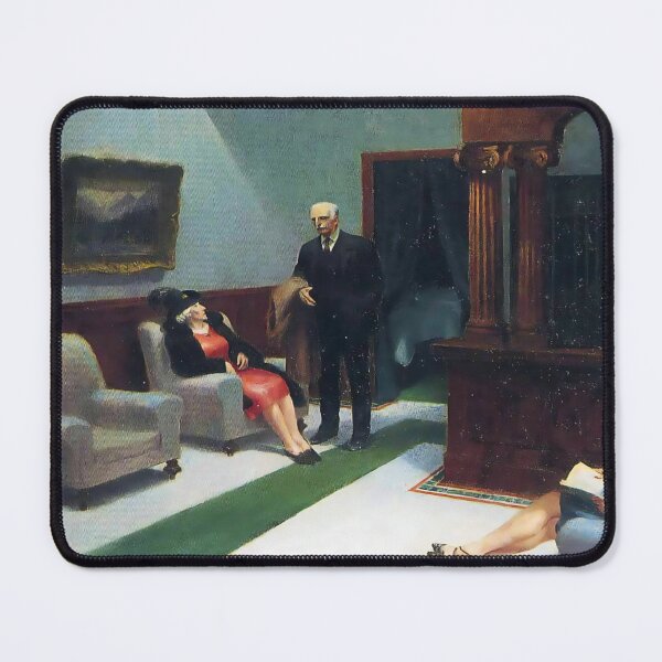 Item preview, Edward Hopper - Hotel Lobby designed and sold by irynaartbyim.