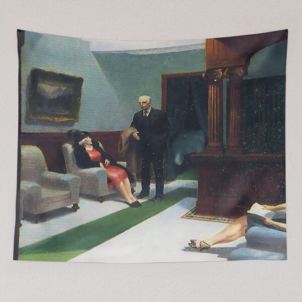 Item preview, Edward Hopper - Hotel Lobby designed and sold by irynaartbyim.