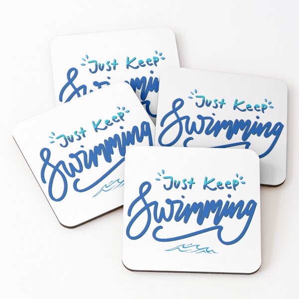 Item preview, Swimmer Quote : Just keep swImming designed and sold by DigitalPrintsByEcho.