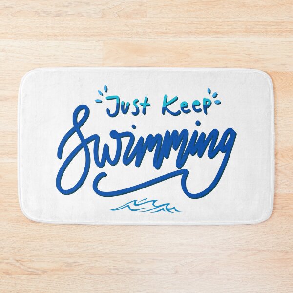 Item preview, Swimmer Quote : Just keep swImming designed and sold by DigitalPrintsByEcho.