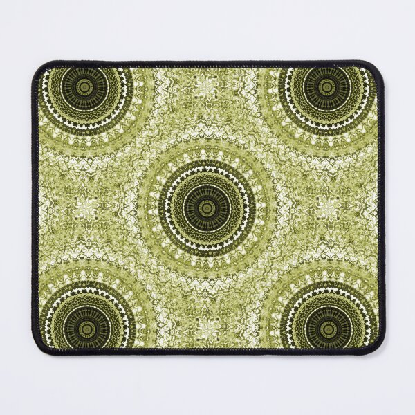 Item preview, Decorative Mandala Pattern in Light Green designed and sold by Artistestella.