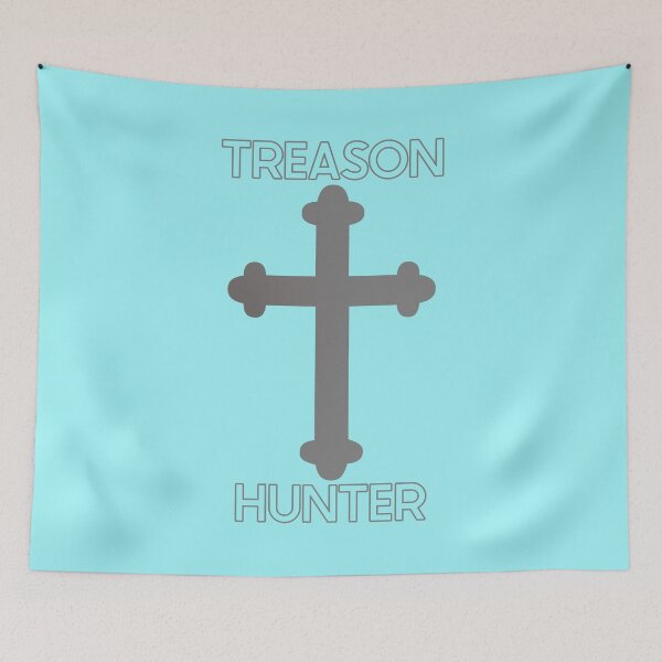 Item preview, CROSS - TREASON HUNTER - grey/gray graphics designed and sold by MEDIA PUBLISHER.