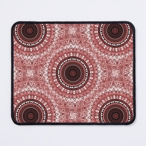 Item preview, Decorative Mandala Pattern in Red Brown designed and sold by Artistestella.