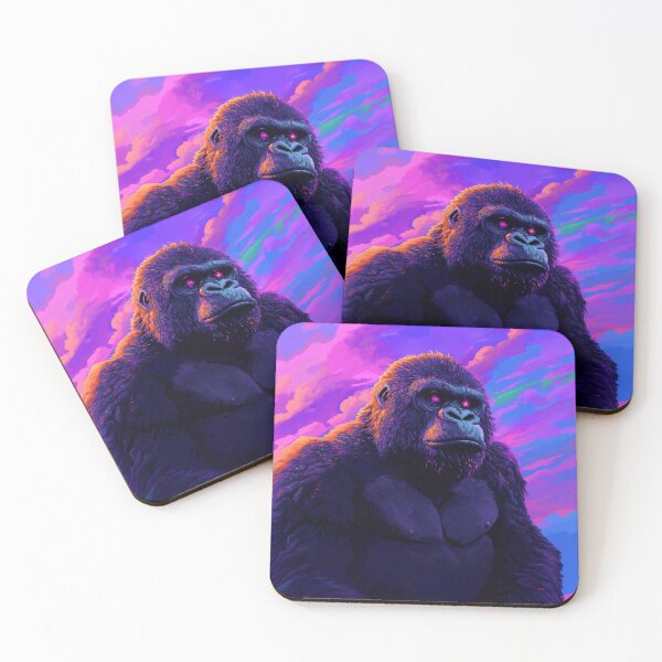 Item preview, Trippy Gorilla Pixel Art designed and sold by Kaos-Bit.