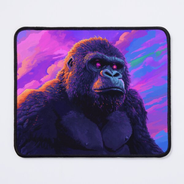Item preview, Trippy Gorilla Pixel Art designed and sold by Kaos-Bit.