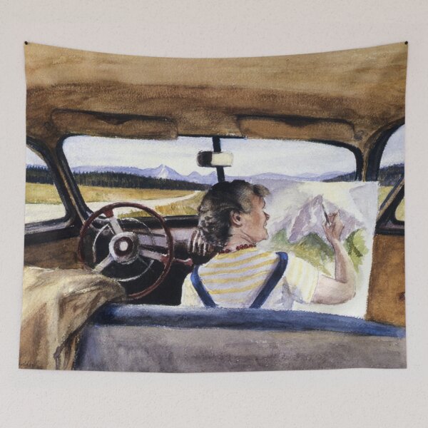 Item preview, Edward Hopper - Jo In Wyoming designed and sold by irynaartbyim.