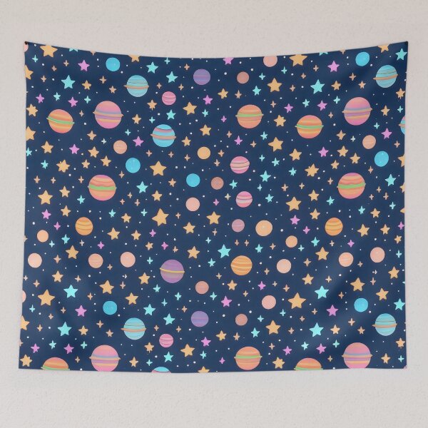 Item preview, Planets and Stars Pattern For Kids designed and sold by Patternliss.