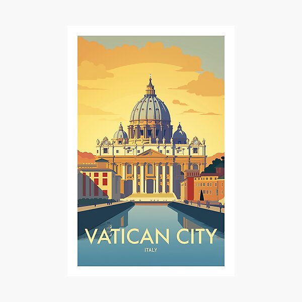 Item preview, VATICAN CITY designed and sold by MarkedArtPrints.