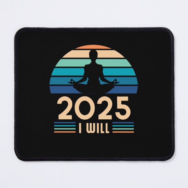 Item preview, 2025 I Will - Yoga Radiance Inspirational Art Design by Egyape designed and sold by egyape ⭐⭐⭐⭐⭐.