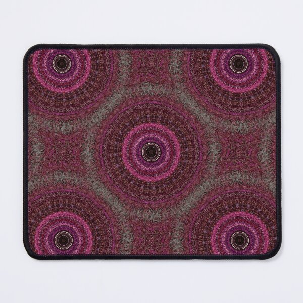 Item preview, Decorative Mandala Pattern in Burgundy Pink designed and sold by Artistestella.